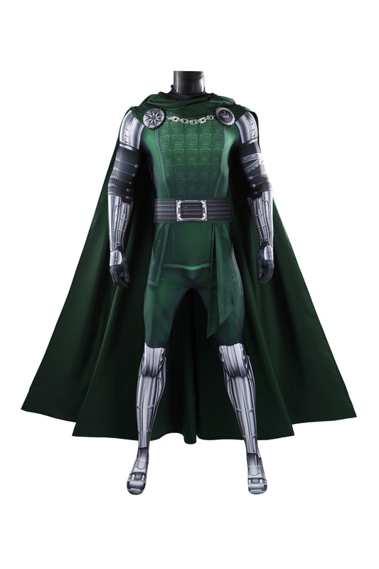 COSKEYFM Doctor Doom Costume Outfit 3D Print Avengers 5 Doomsday Cosplay Outfit