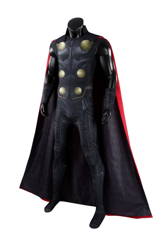 COSKEYFM Thor Costume Bodysuit with Cloak 3D Print Avengers 5 Doomsday Cosplay Outfit