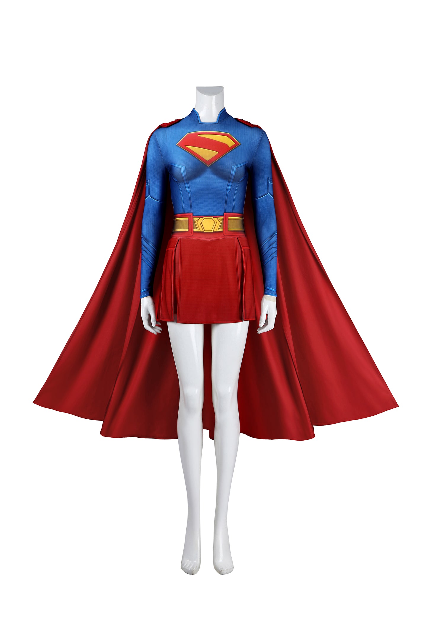 COSKEYFM Superman: Legacy Supergirl Costume Halloween Supergirl Costume Outfit