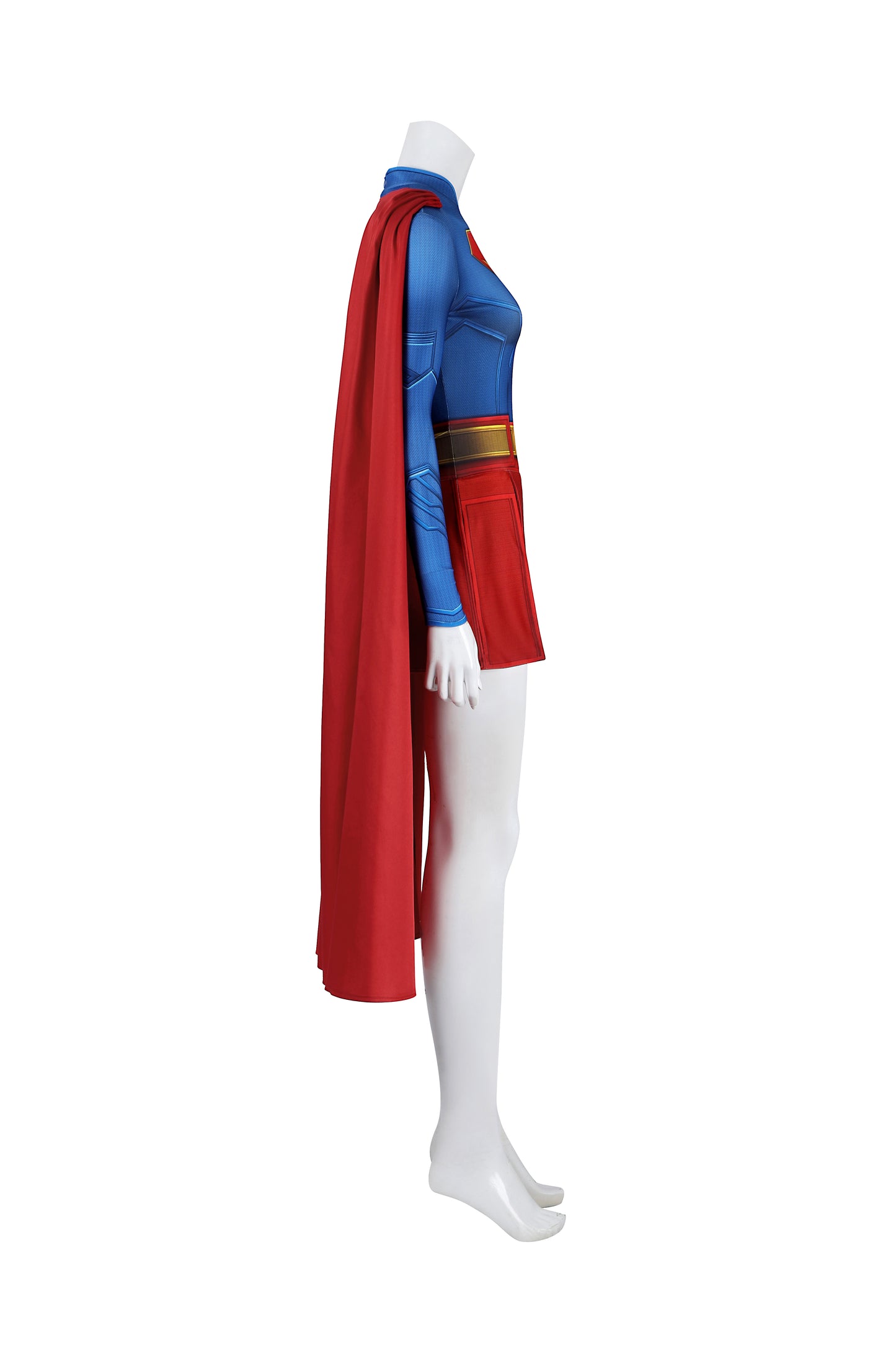 COSKEYFM Superman: Legacy Supergirl Costume Halloween Supergirl Costume Outfit