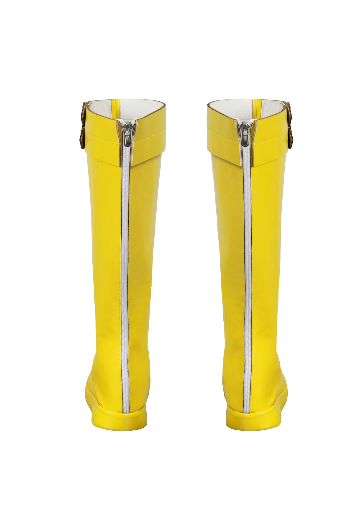 COSKEYFM Cyclops Scott Summers Costume Boots X-Men '97 Scott Yellow Knee High Boots