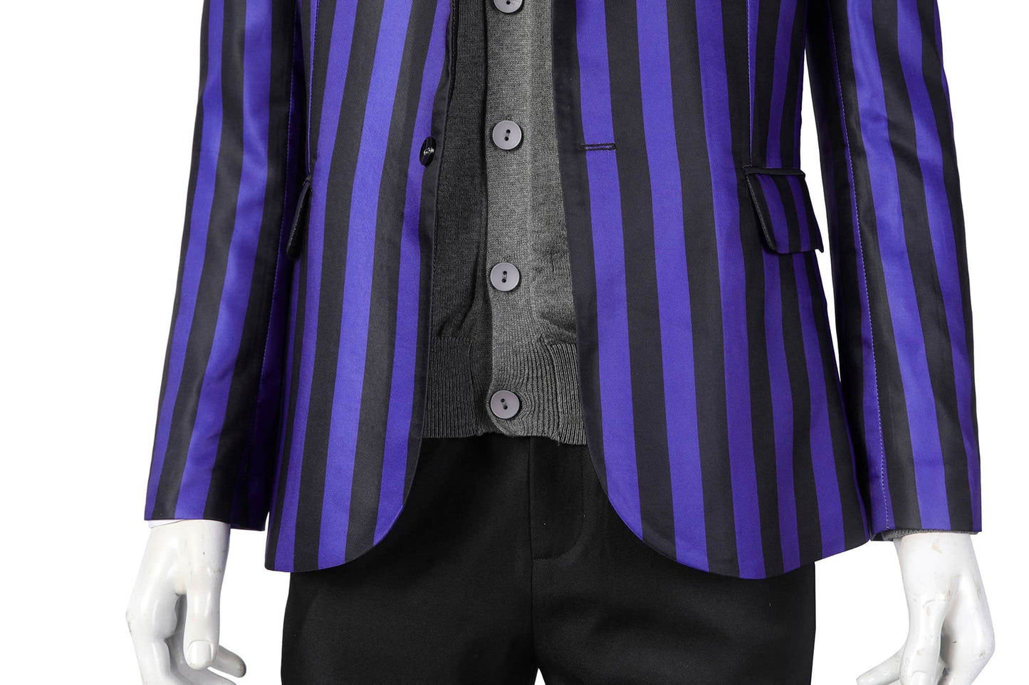 COSKEYFM Mens Eugene Otinger Costume Uniform Wednesday2 The Addams Family Nevermore Academy uniform