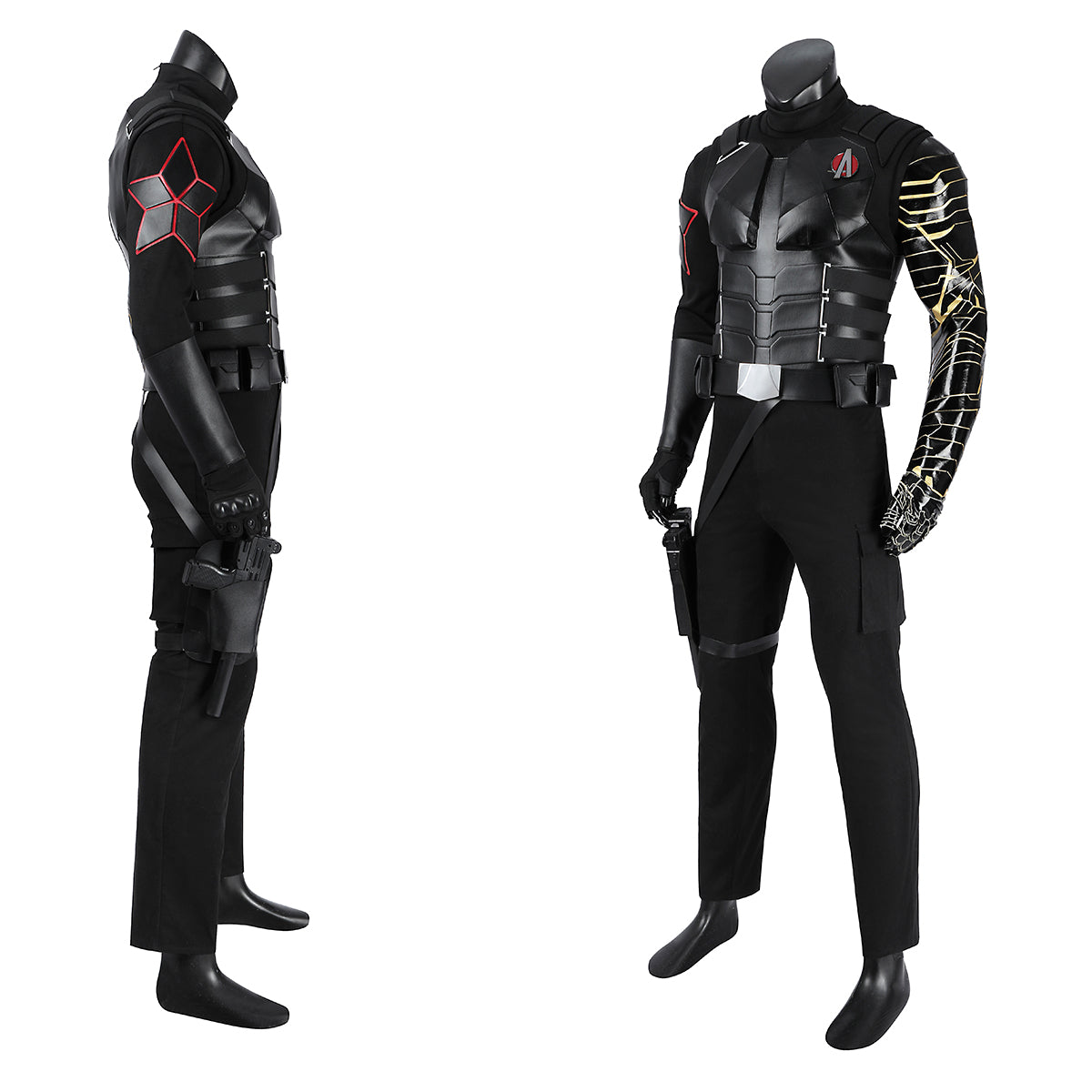 COSKEYFM Mens Bucky Costume Outfit Halloween Bucky Costume Vest