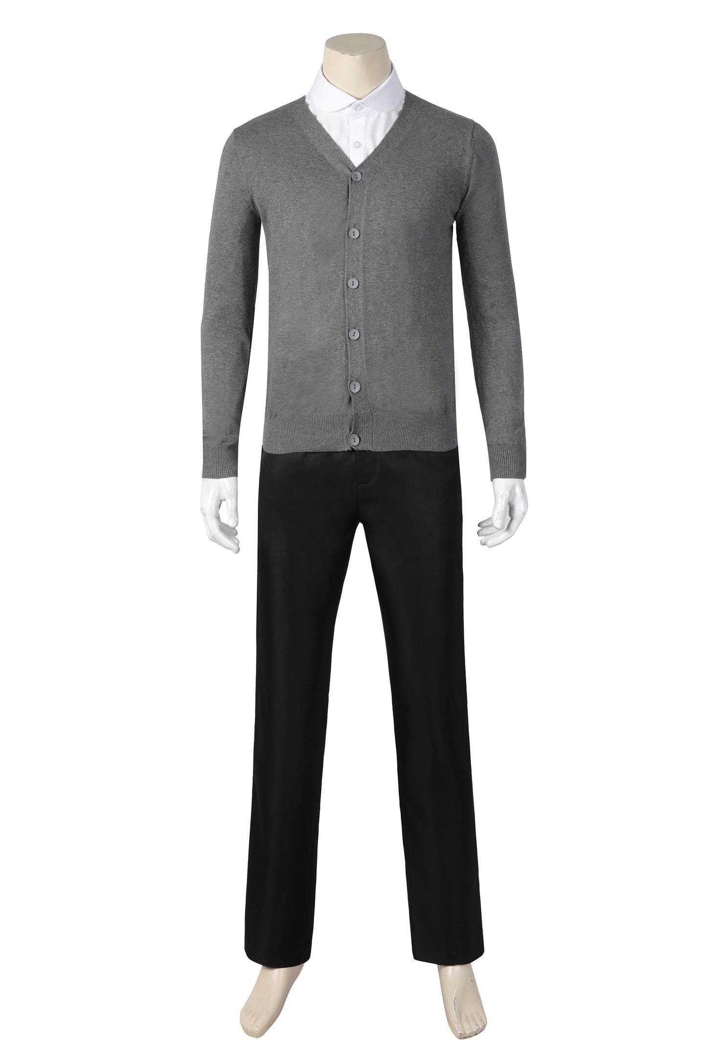 COSKEYFM Mens Eugene Otinger Costume Uniform Wednesday2 The Addams Family Nevermore Academy uniform