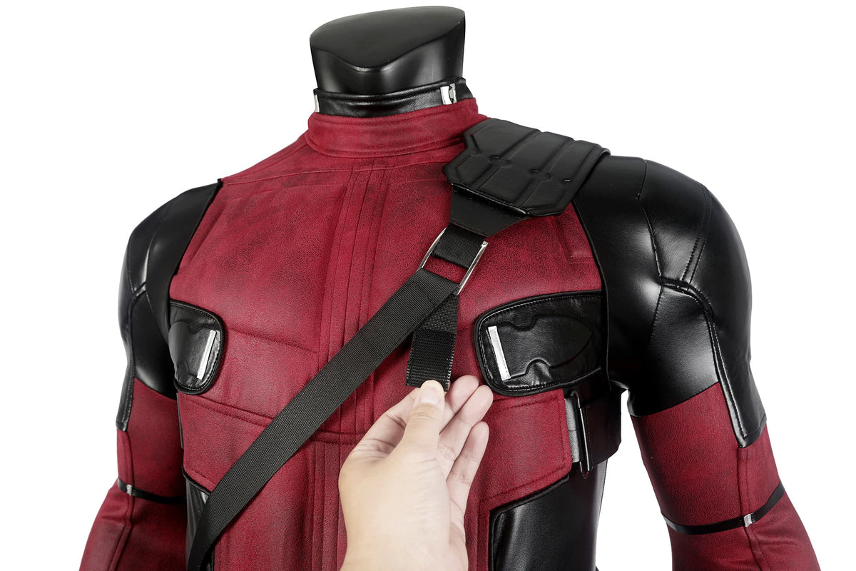COSKEYFM Deadpool Costume Outfit with Mask Deadpool 2 Wade Wilson Costume