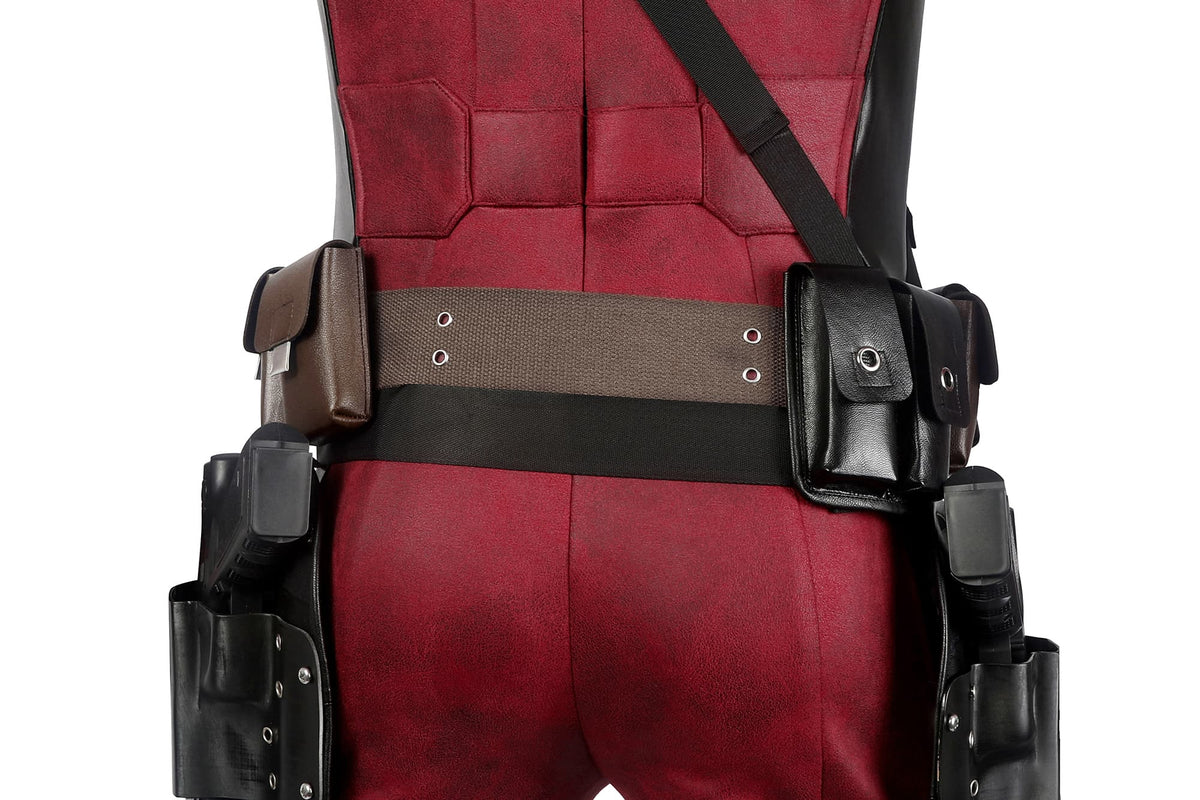 COSKEYFM Deadpool Costume Outfit with Mask Deadpool 2 Wade Wilson Costume