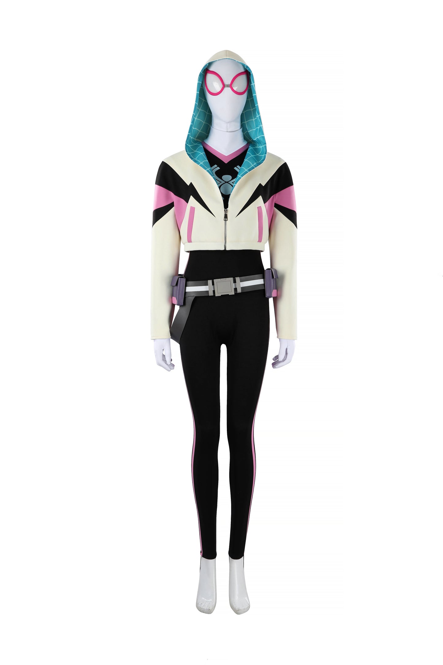 COSKEYFM Gwen Costume Full Set Your Friendly Neighborhood Spider-Man