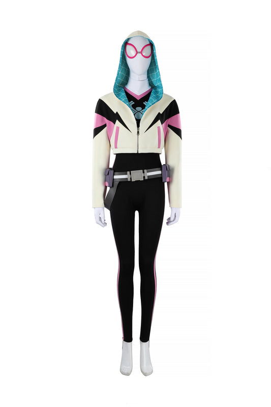 COSKEYFM Gwen Costume Full Set Your Friendly Neighborhood Spider-Man