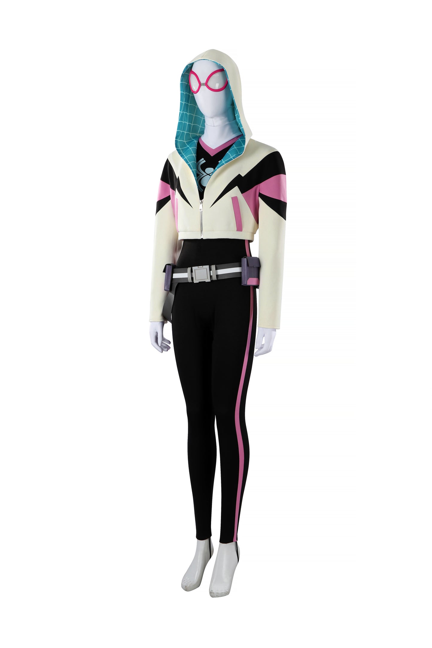 COSKEYFM Gwen Costume Full Set Your Friendly Neighborhood Spider-Man