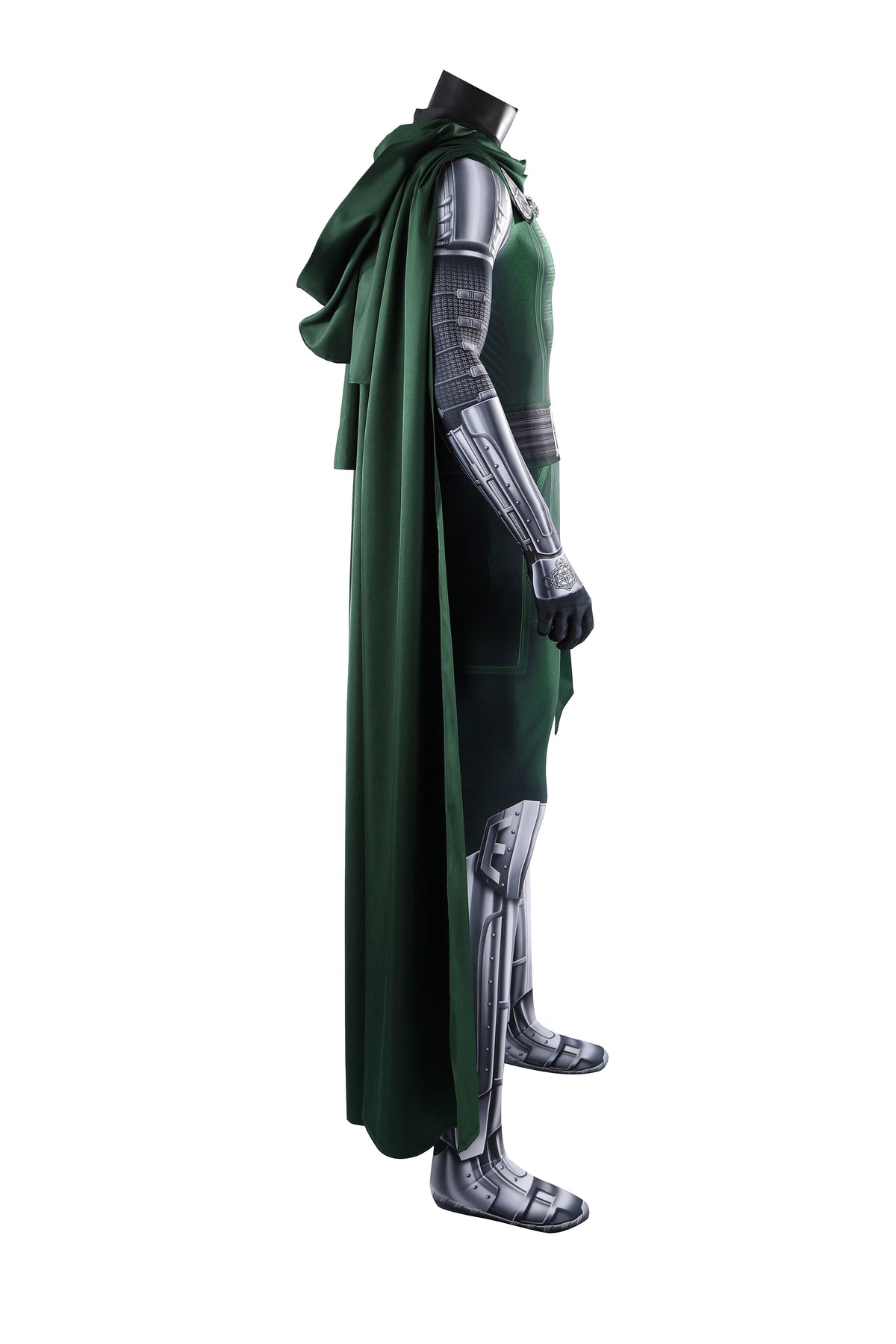 COSKEYFM Doctor Doom Costume Outfit 3D Print Avengers 5 Doomsday Cosplay Outfit