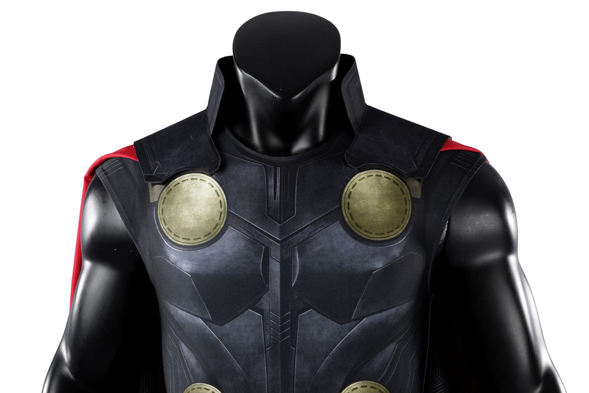 COSKEYFM Thor Costume Bodysuit with Cloak 3D Print Avengers 5 Doomsday Cosplay Outfit