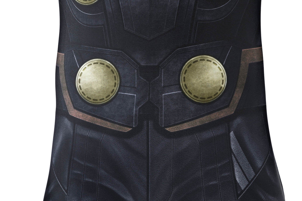 COSKEYFM Thor Costume Bodysuit with Cloak 3D Print Avengers 5 Doomsday Cosplay Outfit
