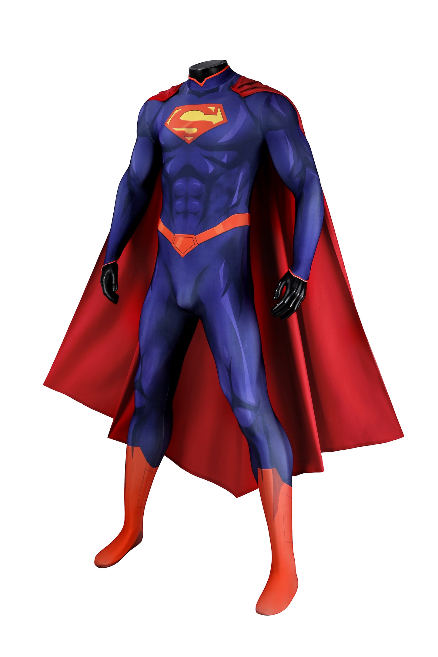 COSKEYFM New 52 52Superman Costume Bodysuit Halloween Superman Jumpsuit