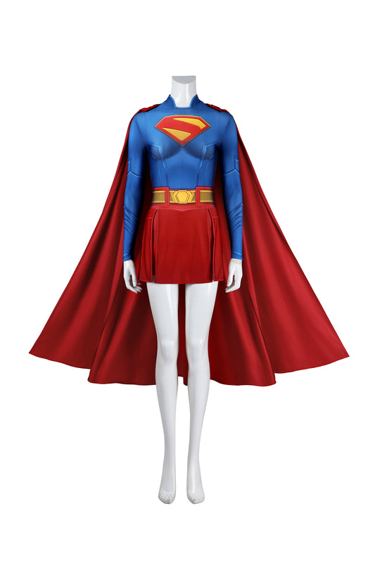 COSKEYFM Superman: Legacy Supergirl Costume Halloween Supergirl Costume Outfit