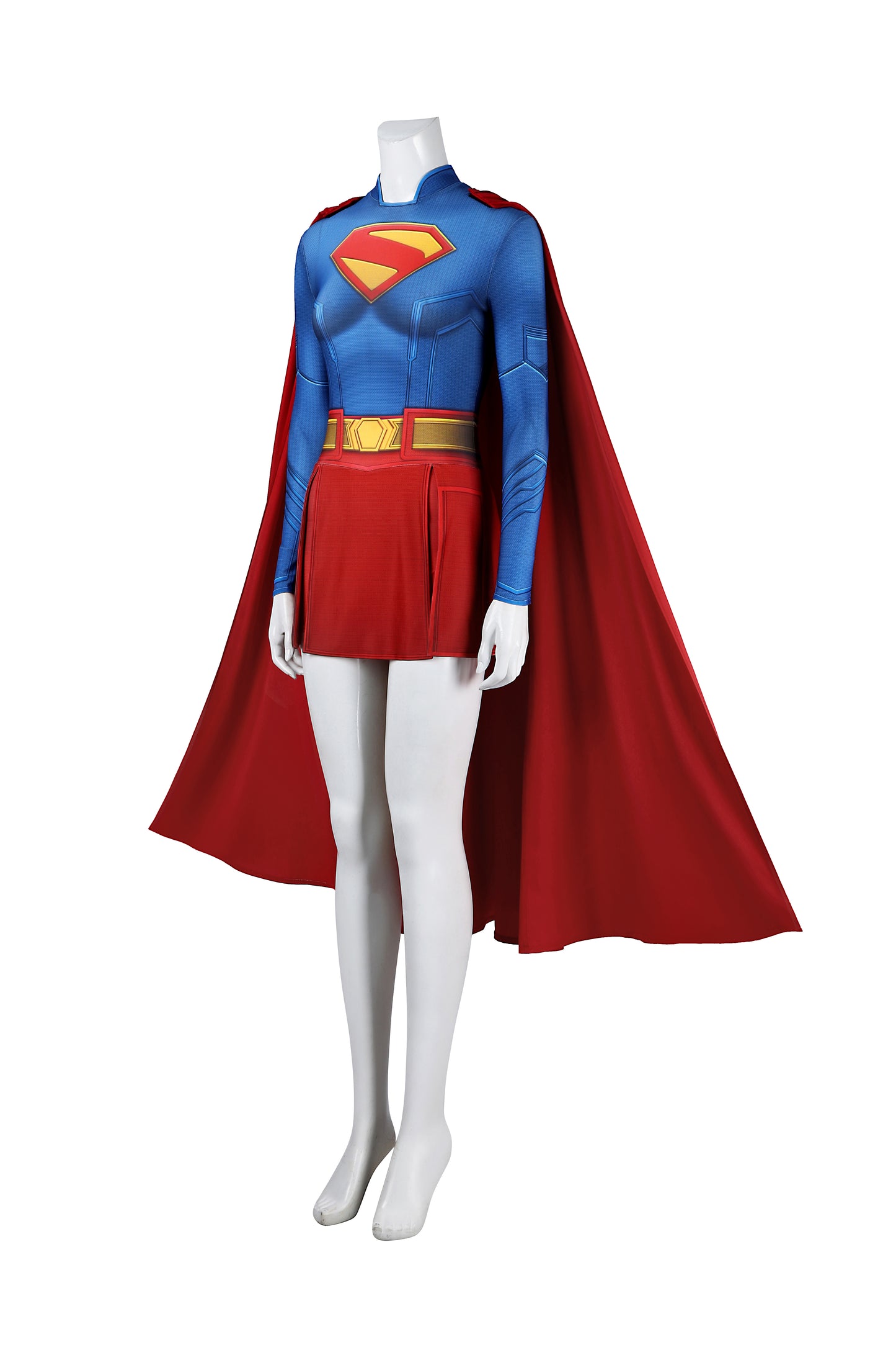 COSKEYFM Superman: Legacy Supergirl Costume Halloween Supergirl Costume Outfit
