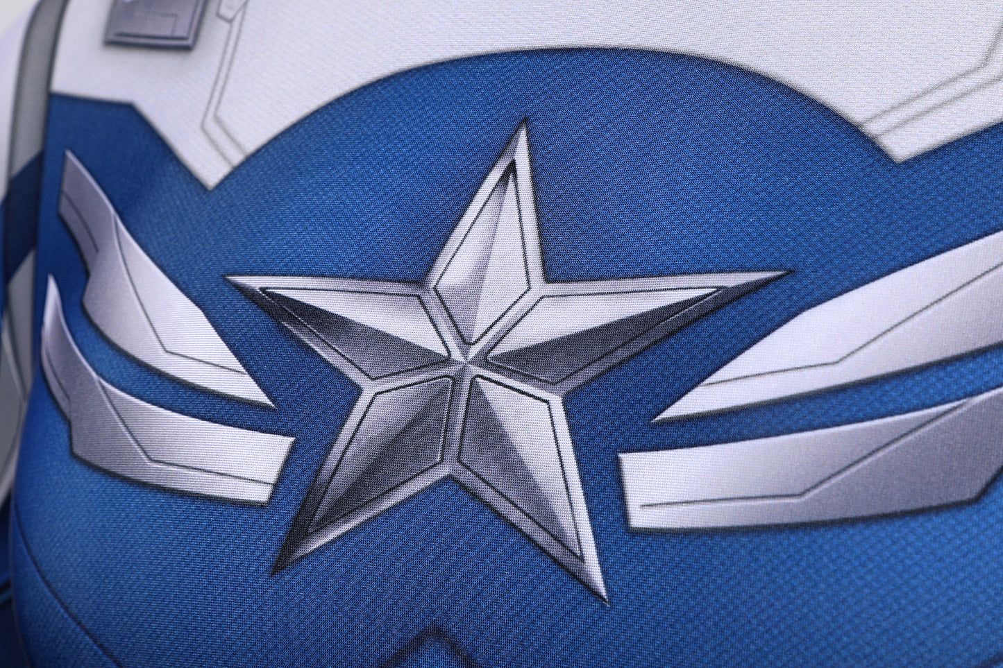 COSKEYFM Captain America Costume bodysuit Halloween Captain America Costume Jumpsuit