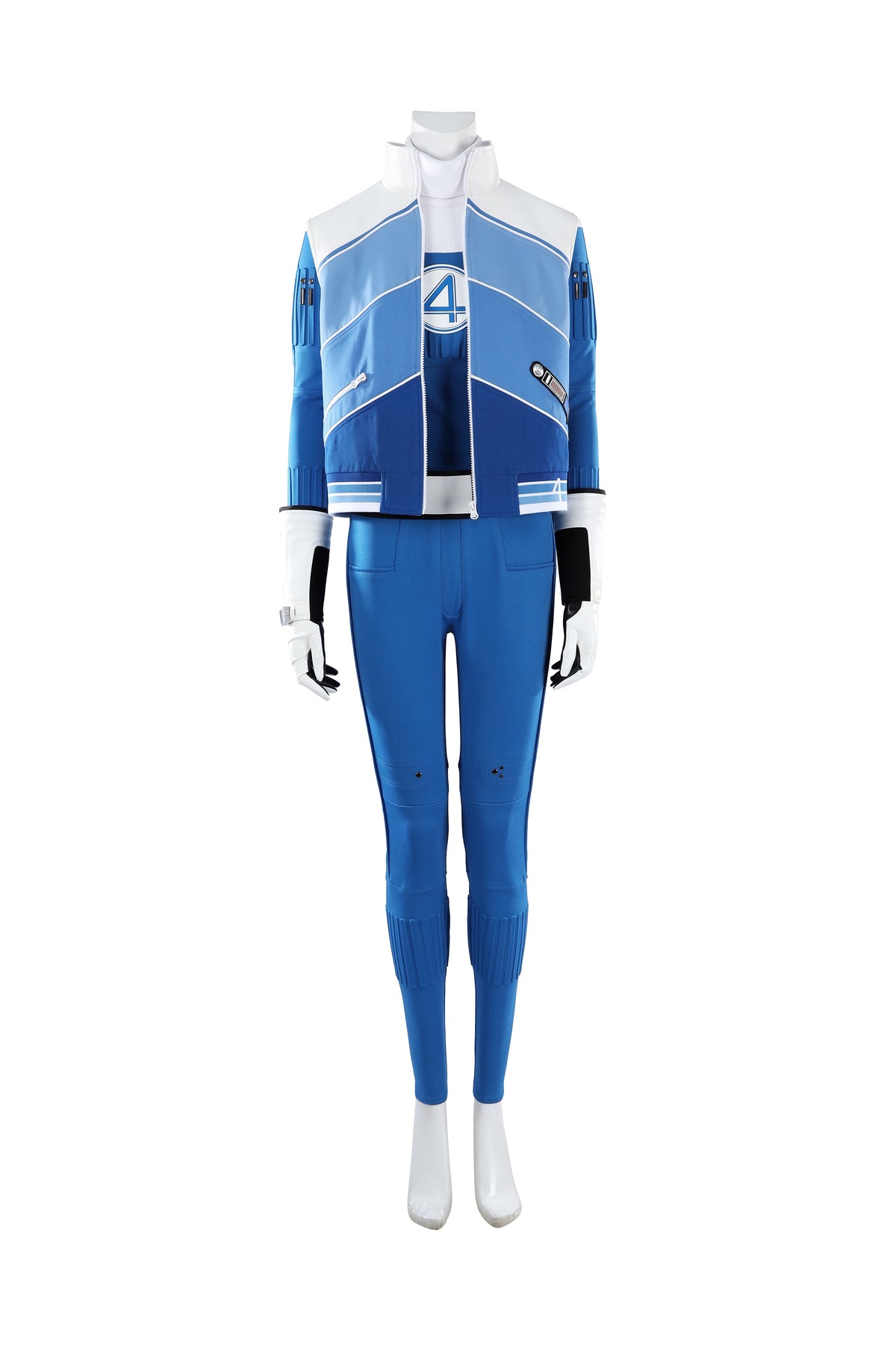 COSKEYFM Invisible Woman Cosplay Costume Avengers 5 Full Set Halloween Outfit