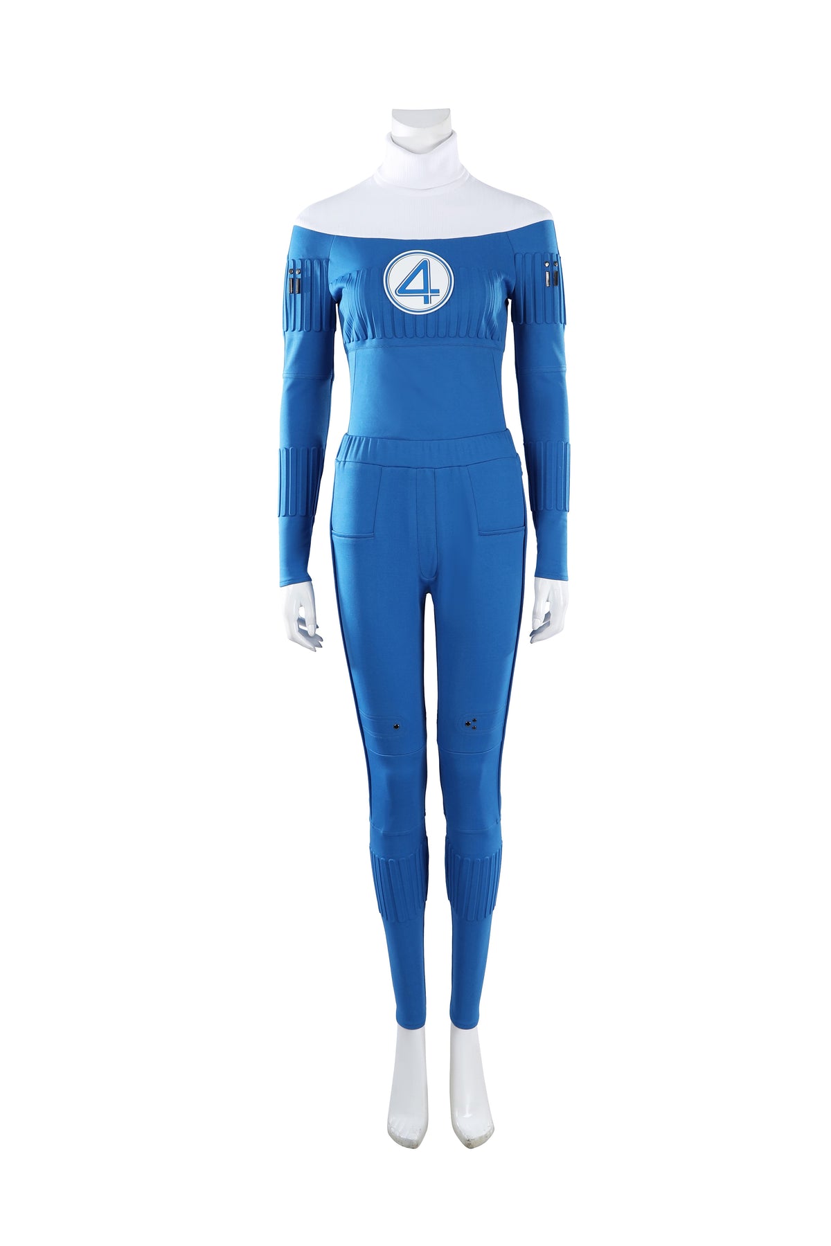 COSKEYFM Invisible Woman Cosplay Costume Avengers 5 Full Set Halloween Outfit
