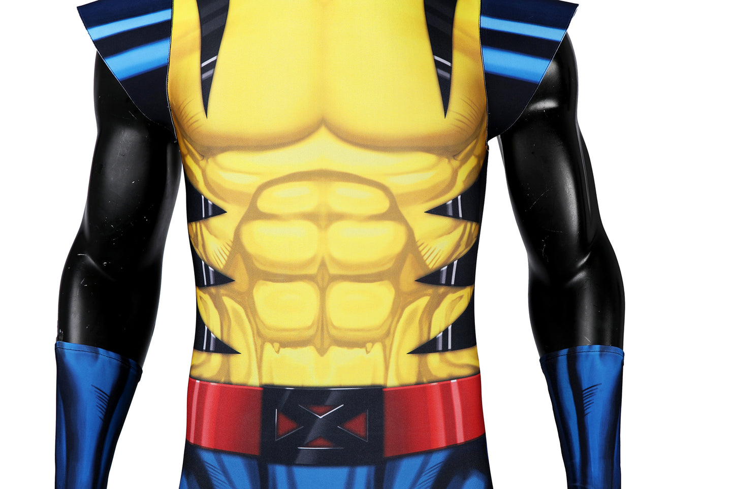 COSKEYFM Mens Wolverine Costume Jumpsuit James Howlett Costume Halloween XMEN97 Costume
