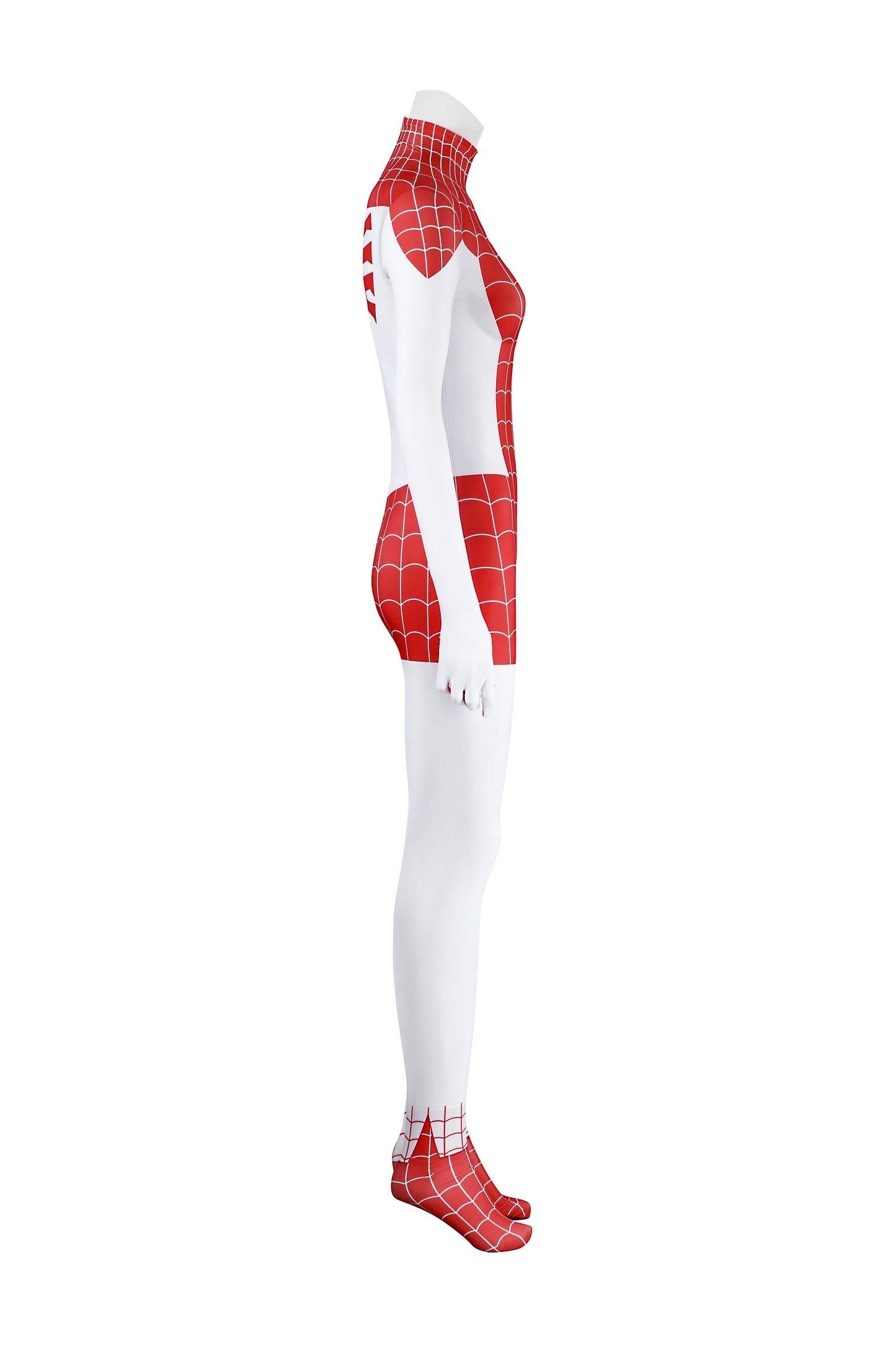 COSKEYFM Spider-Man  Mary Jane Watson Costume Bodysuit Earth-18119 Crimson She-Devil Costume Jumpsuit