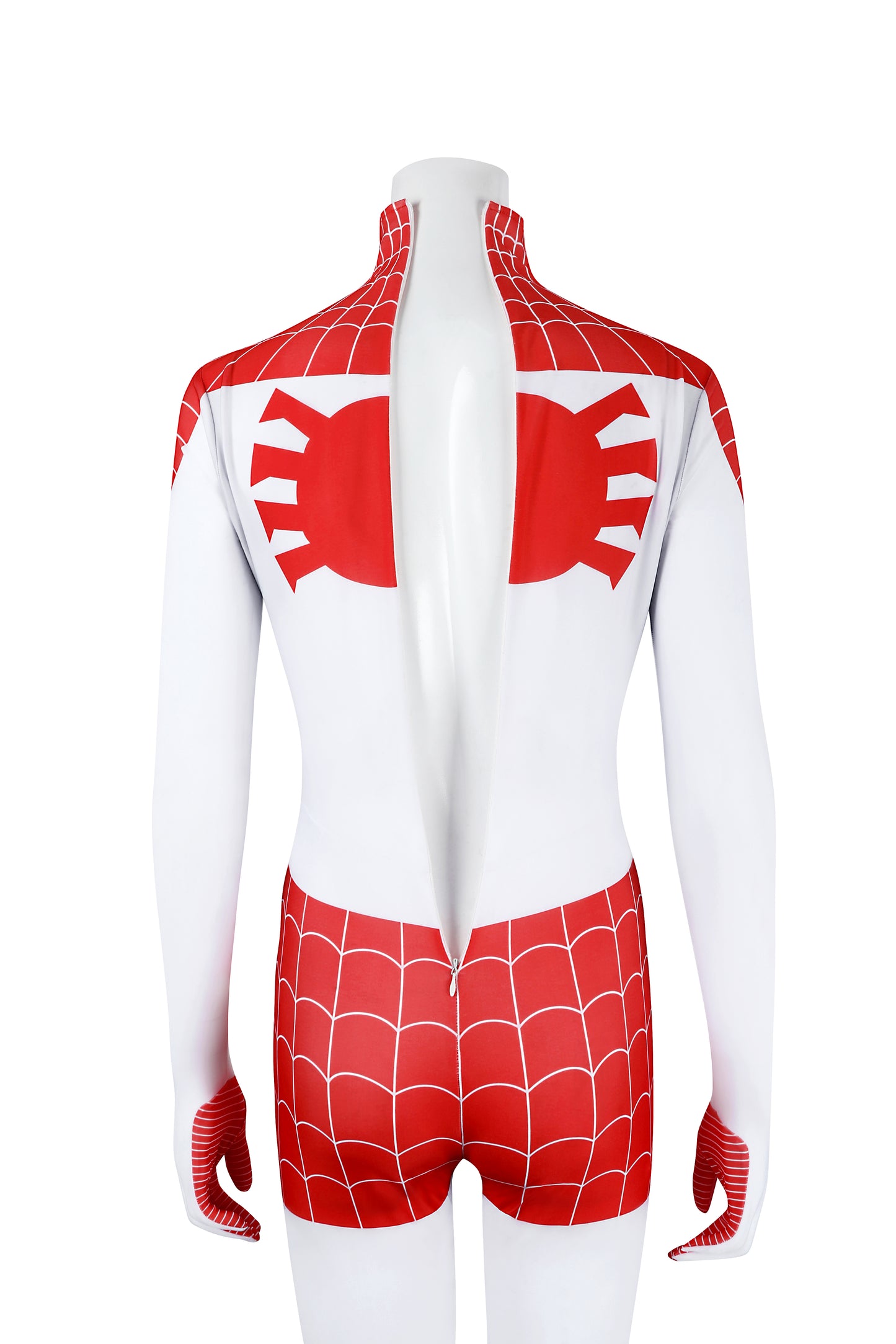 COSKEYFM Spider-Man  Mary Jane Watson Costume Bodysuit Earth-18119 Crimson She-Devil Costume Jumpsuit