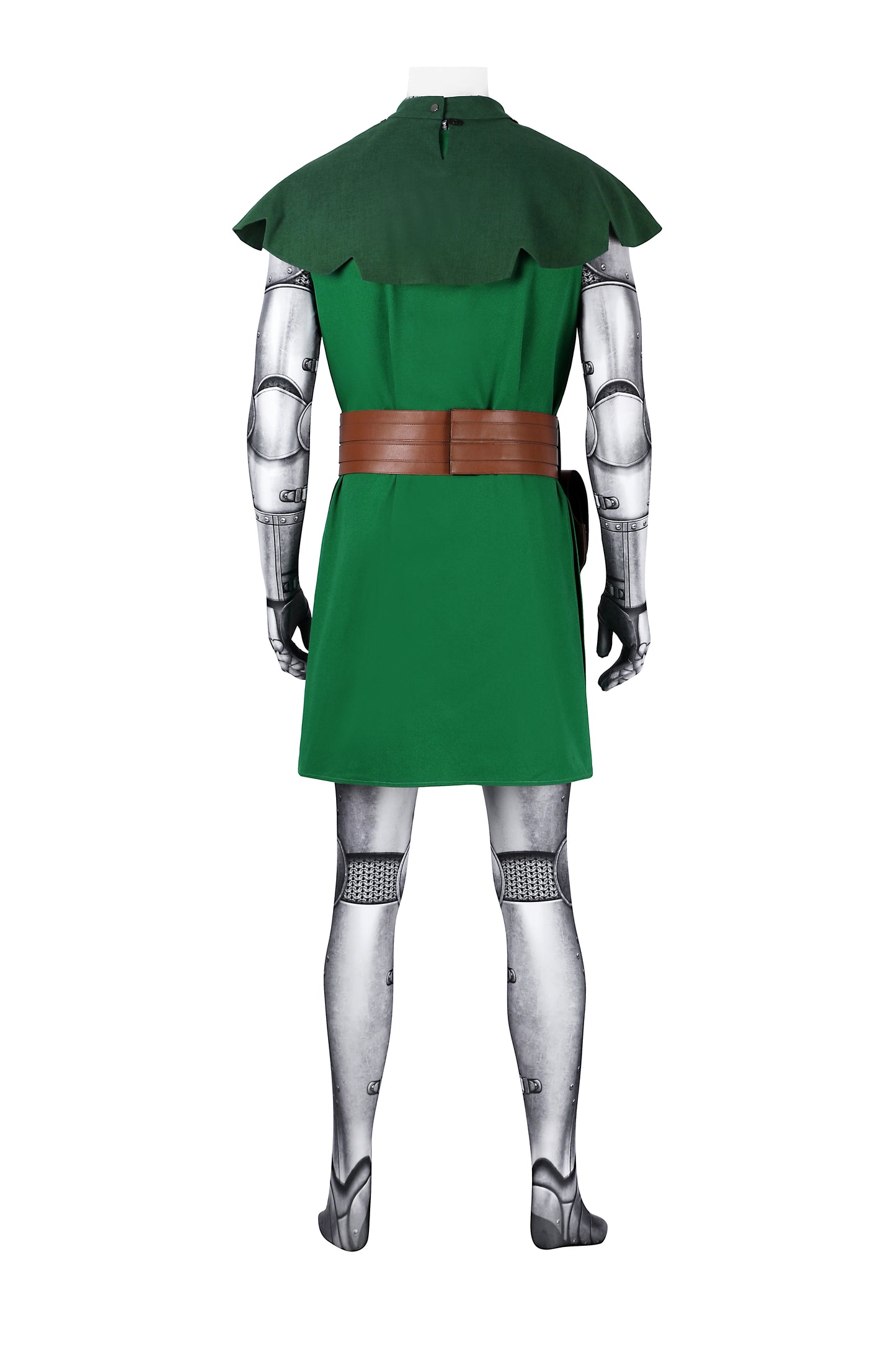 COSKEYFM Mens Doctor Doom Costume Outfit with Cape Mask Halloween Doctor Doom Costume
