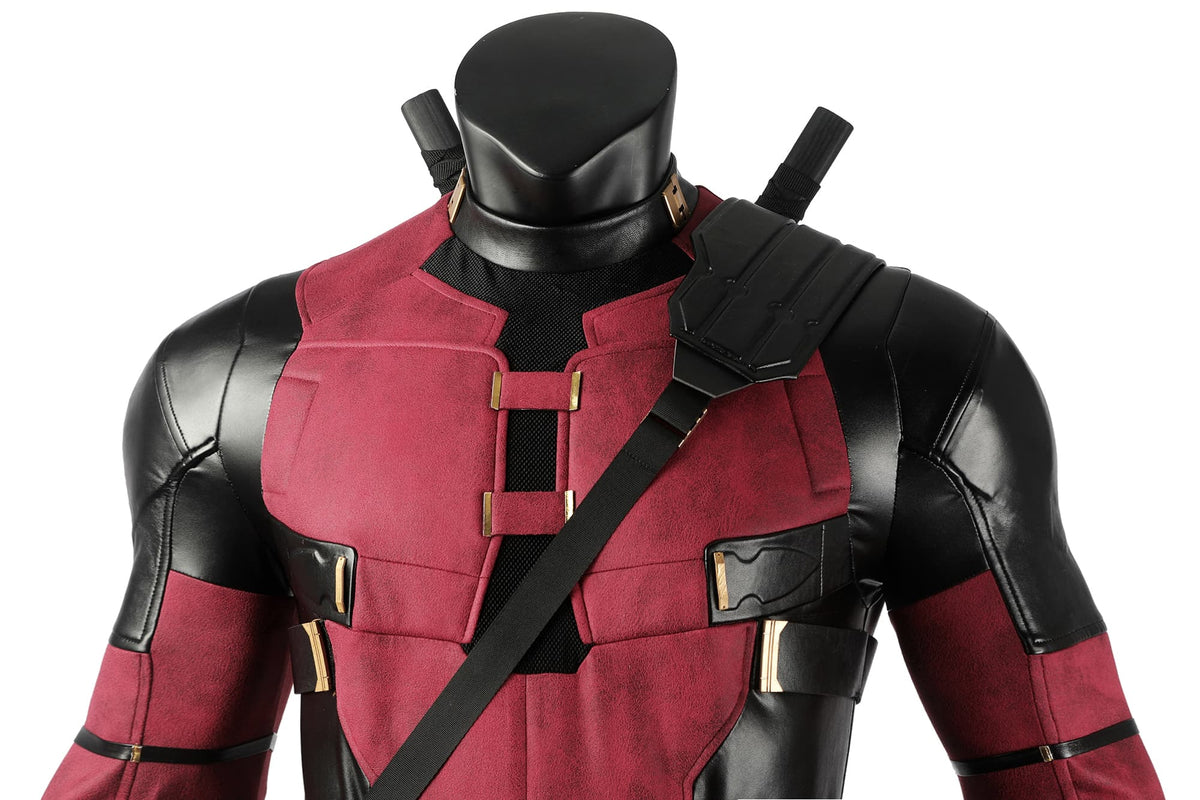 COSKEYFM Deadpool Costume Outfit with Mask Deadpool 3 Wade Wilson Costume