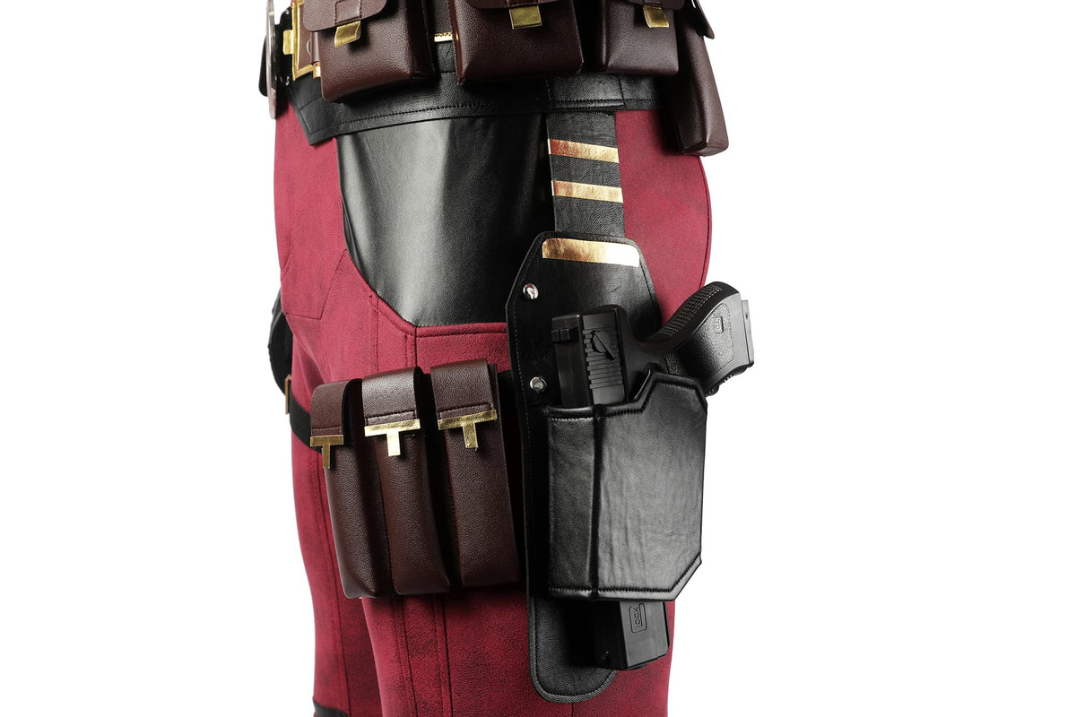 COSKEYFM Deadpool Costume Outfit with Mask Deadpool 3 Wade Wilson Costume