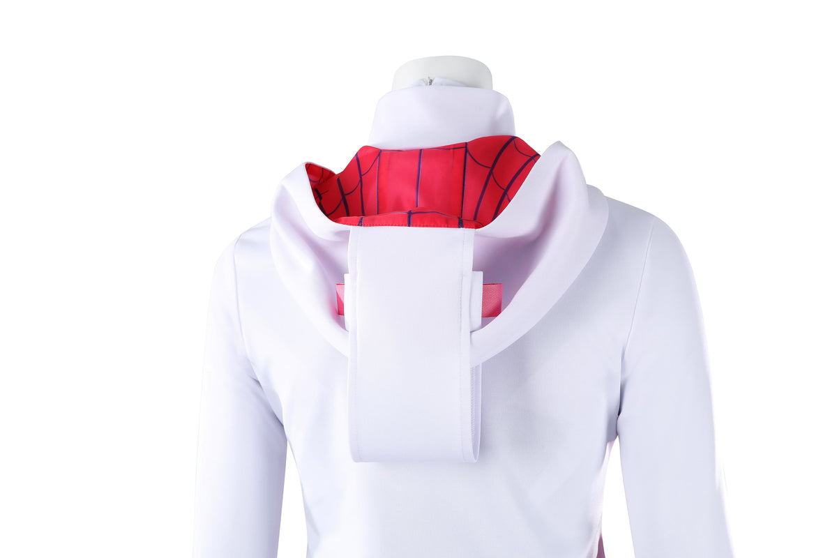 COSKEYFM Ghost‑Spider Gwen Stacy Costume Spider‑Gwen Costume Outfit