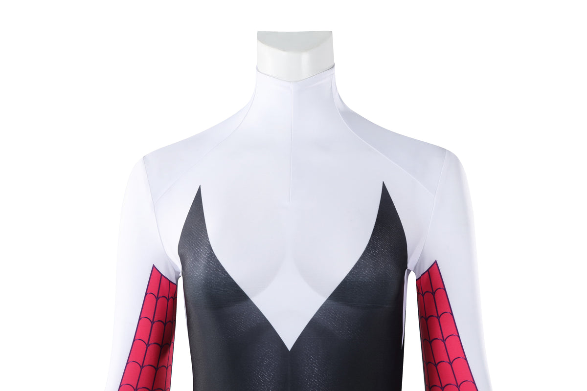 COSKEYFM Ghost‑Spider Gwen Stacy Costume Spider‑Gwen Costume Outfit