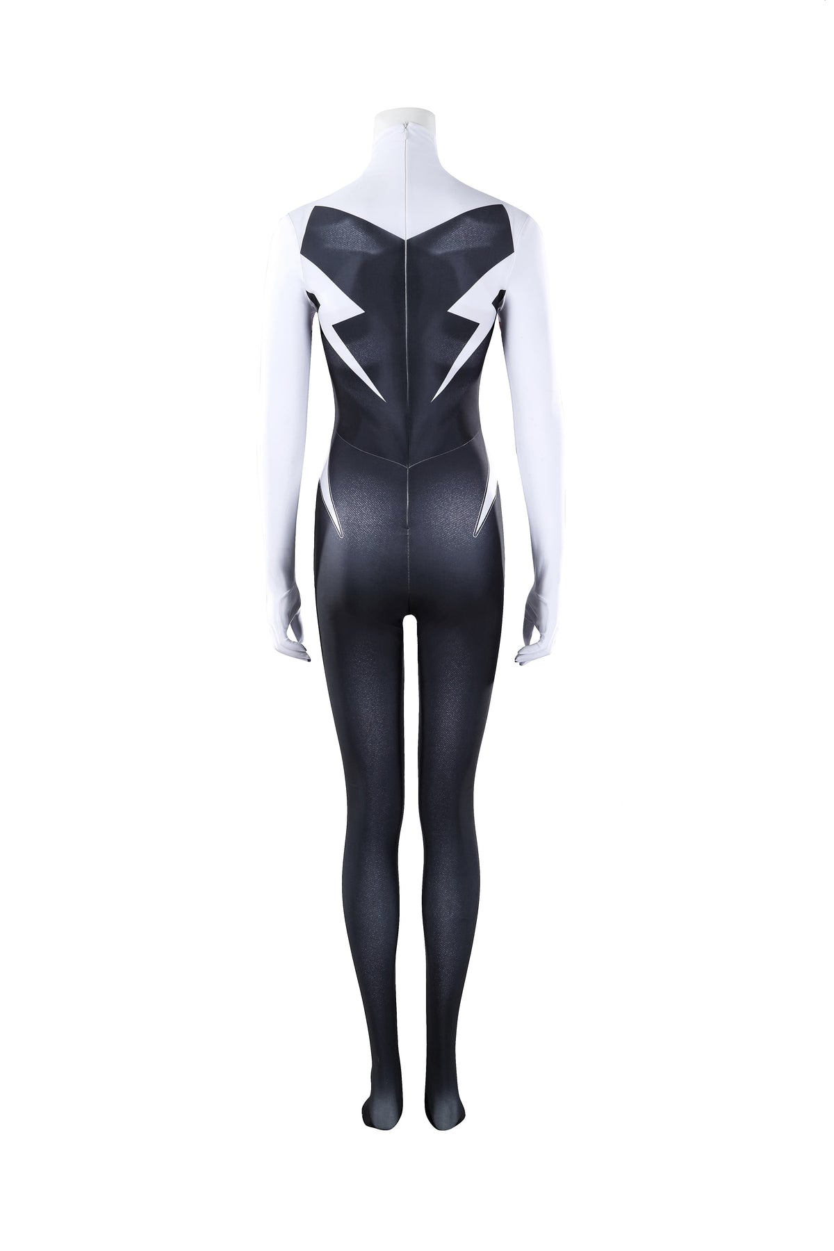 COSKEYFM Ghost‑Spider Gwen Stacy Costume Spider‑Gwen Costume Outfit