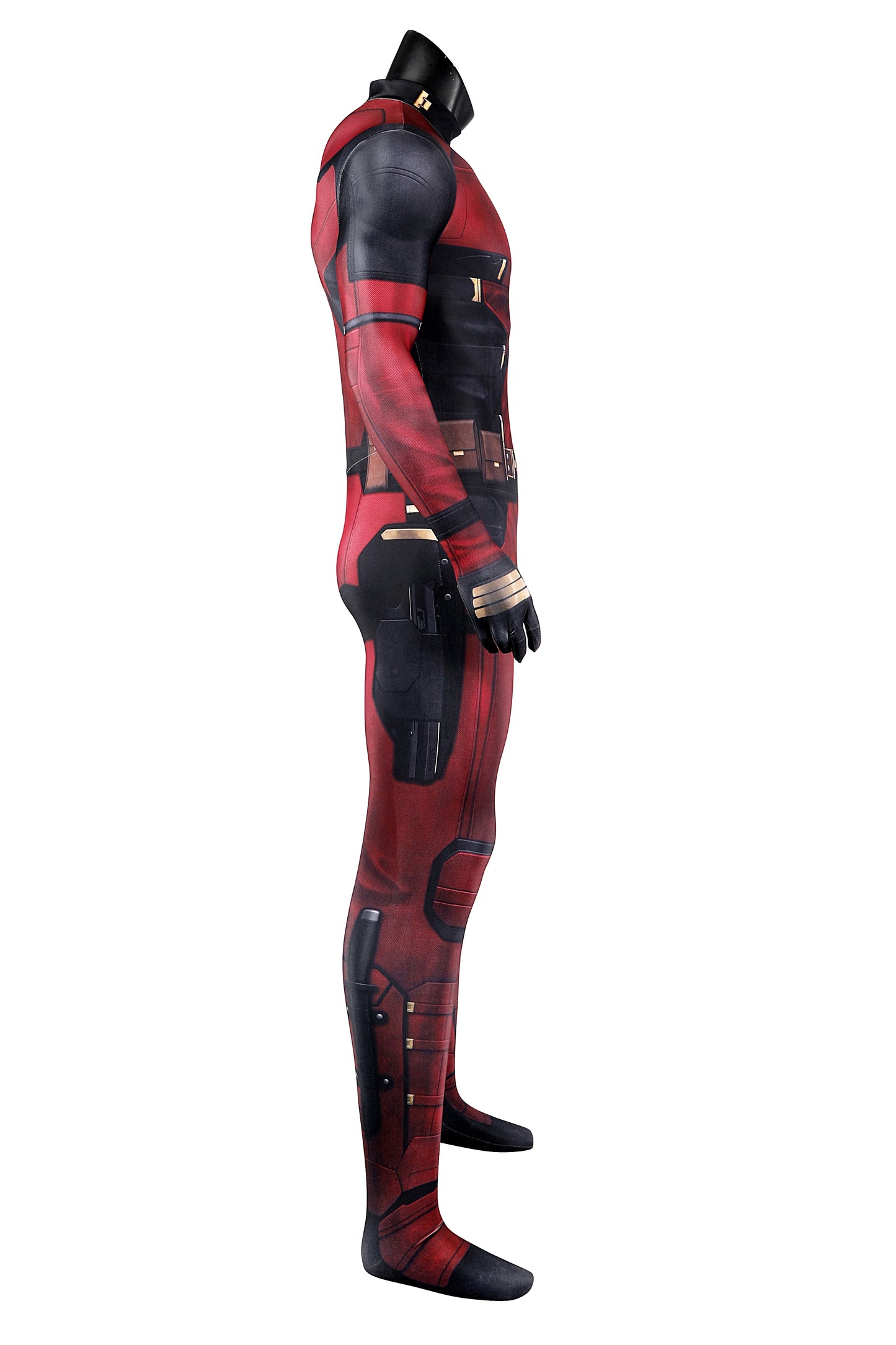 COSKEYFM Deadpool 3 Wade Wilson Cosplay Costume Full Jumpsuit Set