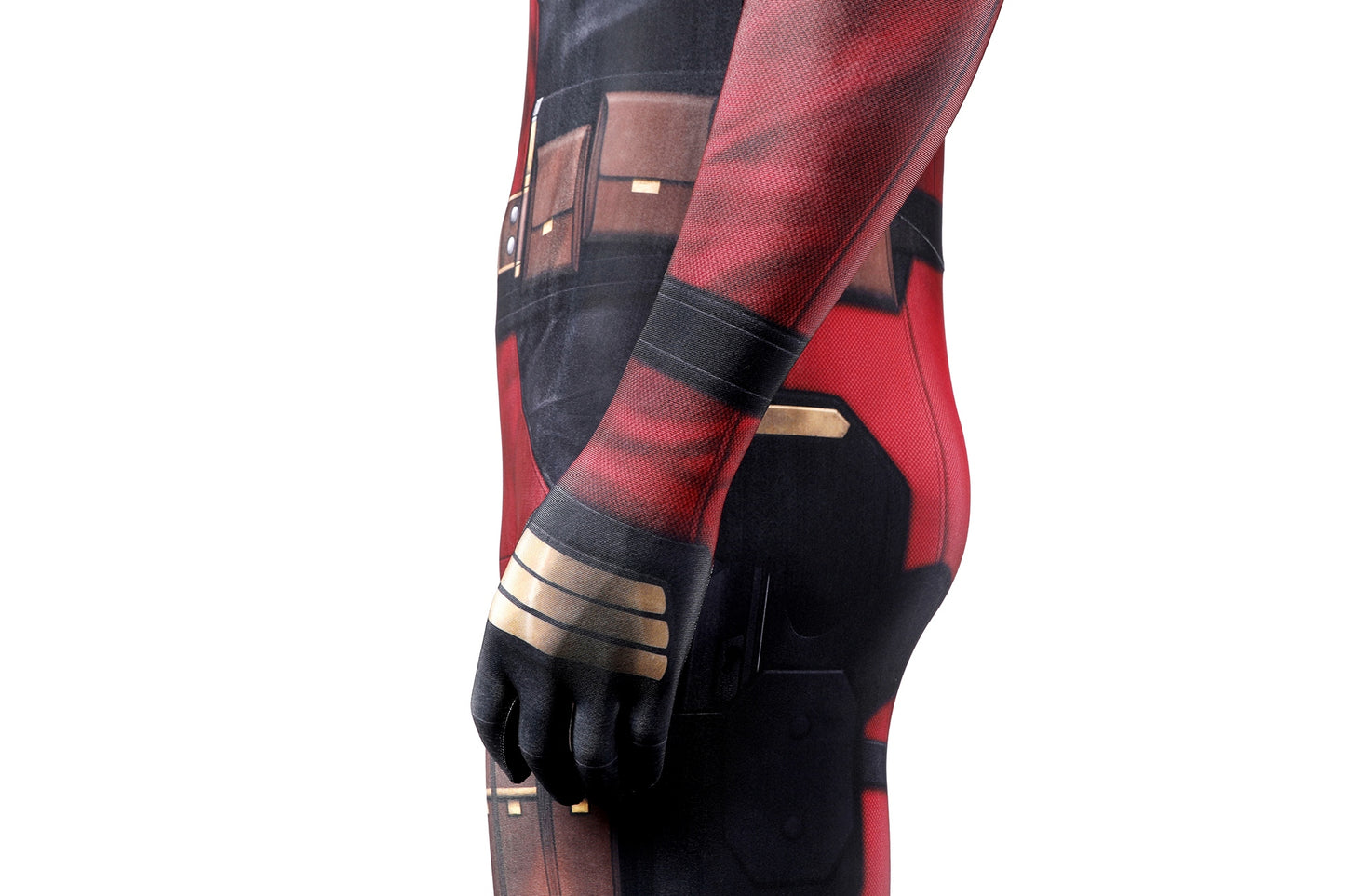 COSKEYFM Deadpool 3 Wade Wilson Cosplay Costume Full Jumpsuit Set