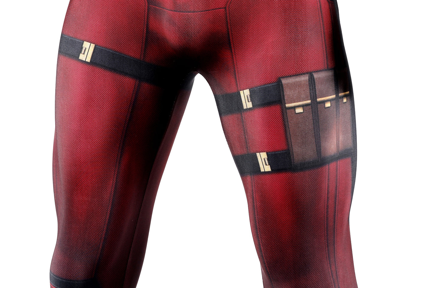 COSKEYFM Deadpool 3 Wade Wilson Cosplay Costume Full Jumpsuit Set