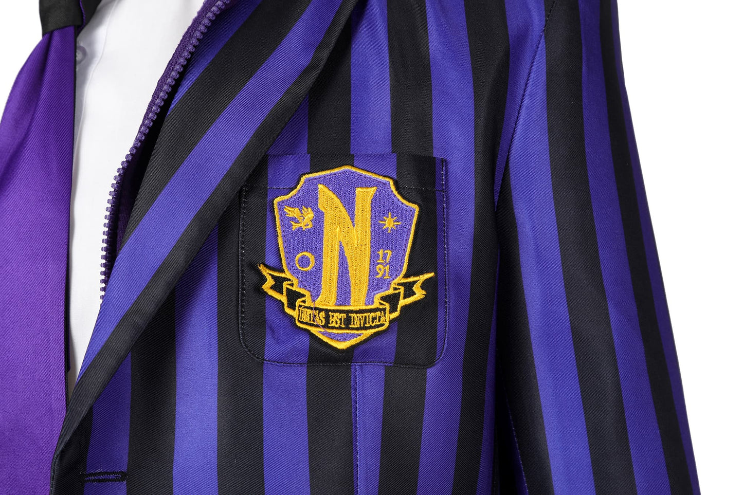 COSKEYFM  Mens Xavier Thorpe Ajax Petropolus Costume Uniform Wednesday2 The Addams Family  Nevermore Academy uniform