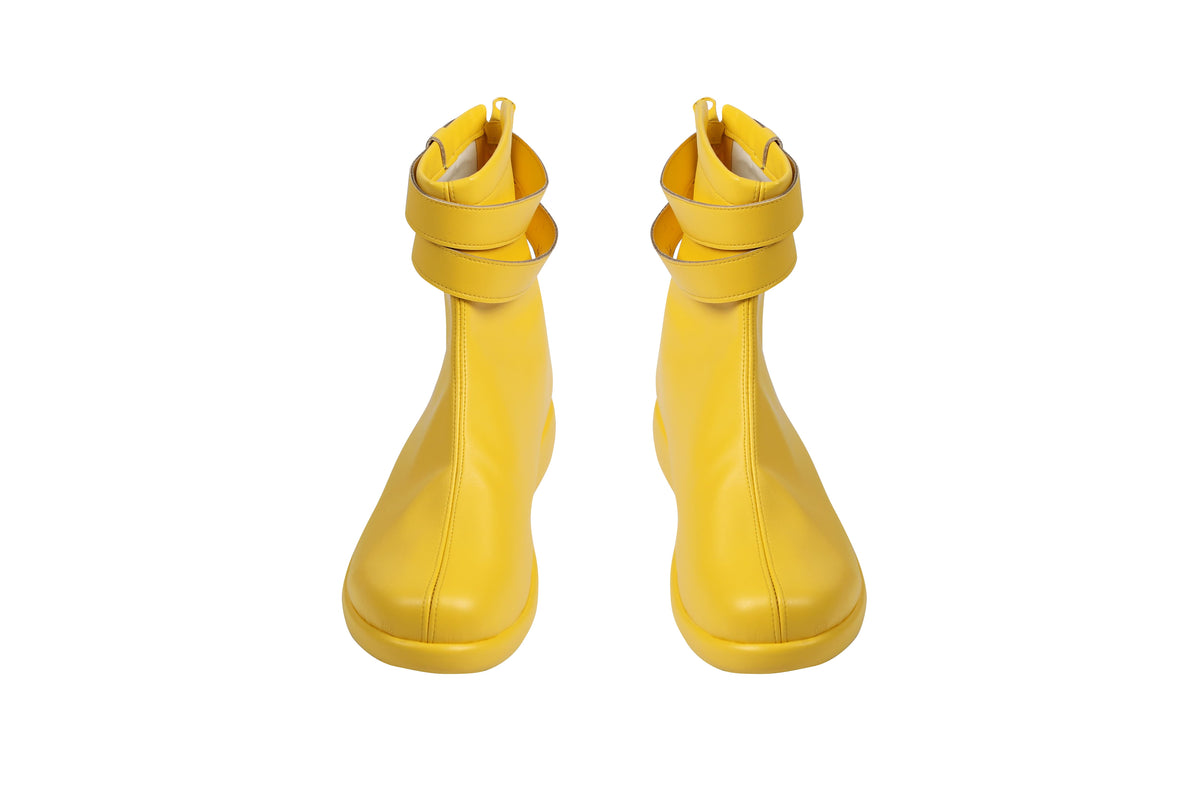 COSKEYFM Polaris Cosplay Boots  X-Men '97 S2 Yellow Lorna Dane Cosplay Shoes for Halloween Costume