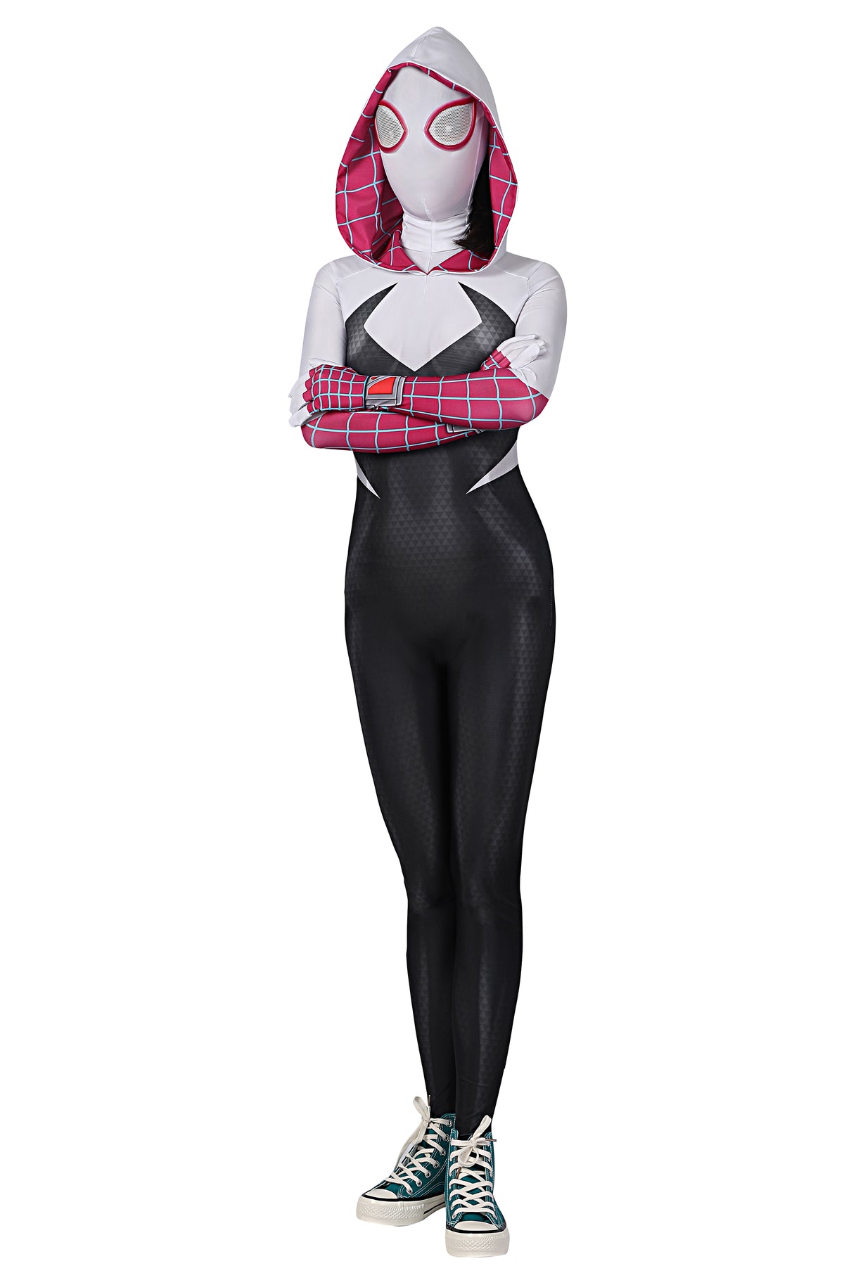 COSKEYFM Gwen Stacy Cosume Bodysuit  Across The Spider-Verse Gwen Costume