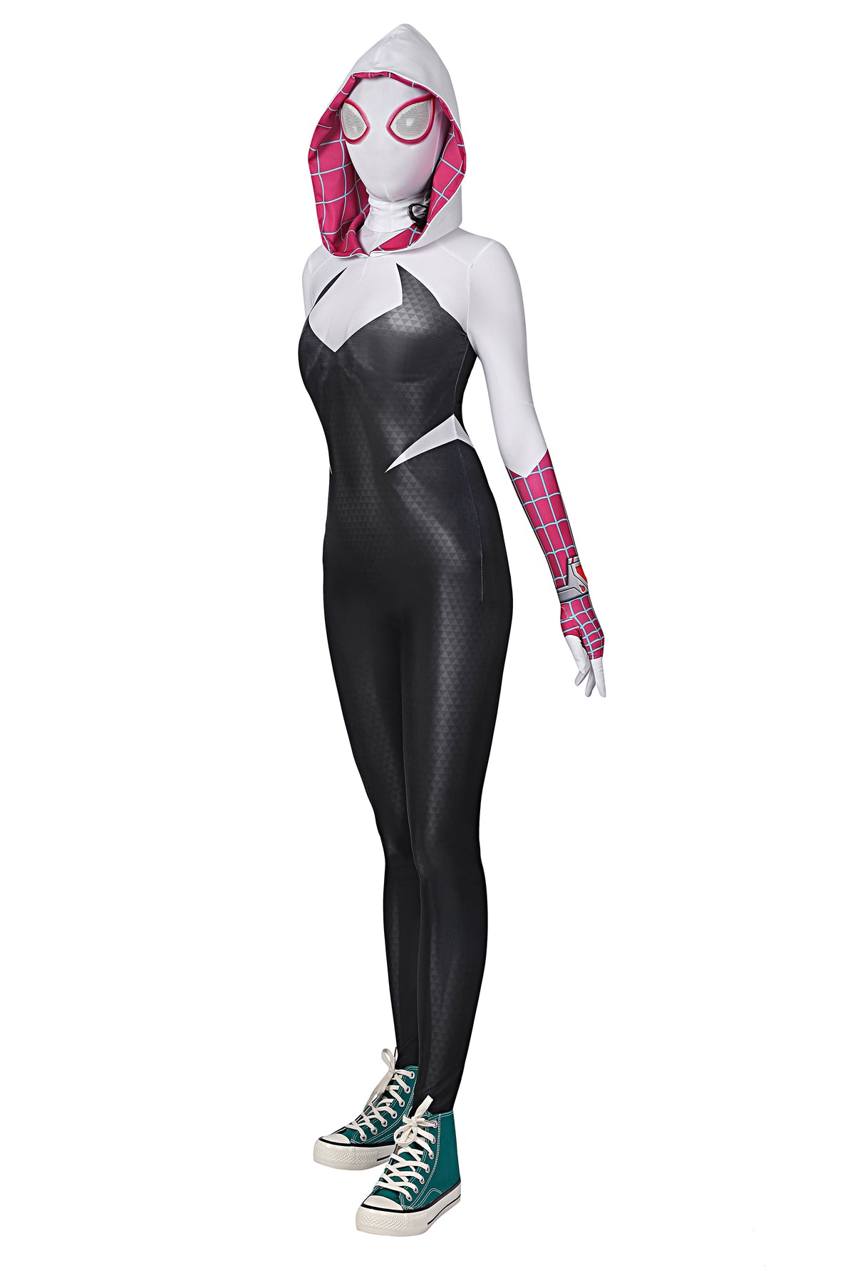 COSKEYFM Gwen Stacy Cosume Bodysuit  Across The Spider-Verse Gwen Costume