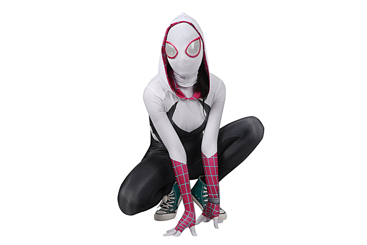 COSKEYFM Gwen Stacy Cosume Bodysuit  Across The Spider-Verse Gwen Costume
