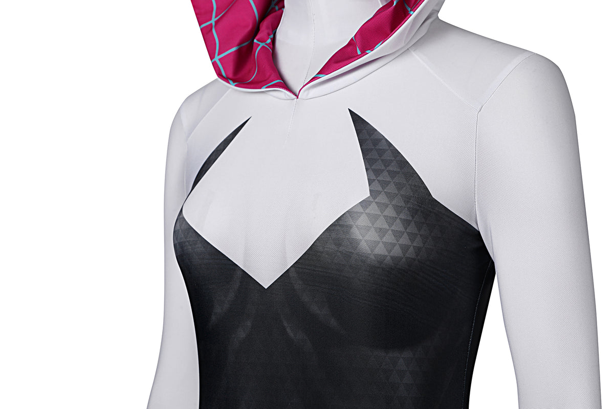 COSKEYFM Gwen Stacy Cosume Bodysuit  Across The Spider-Verse Gwen Costume