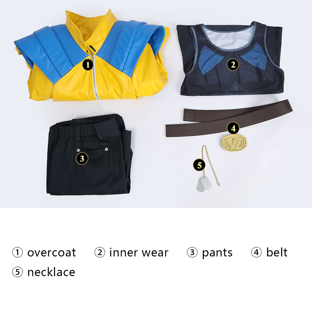 COSKEYFM Wolverine Costume Outfit Halloween Wolverine Costume Full Set  Marvel Rivals