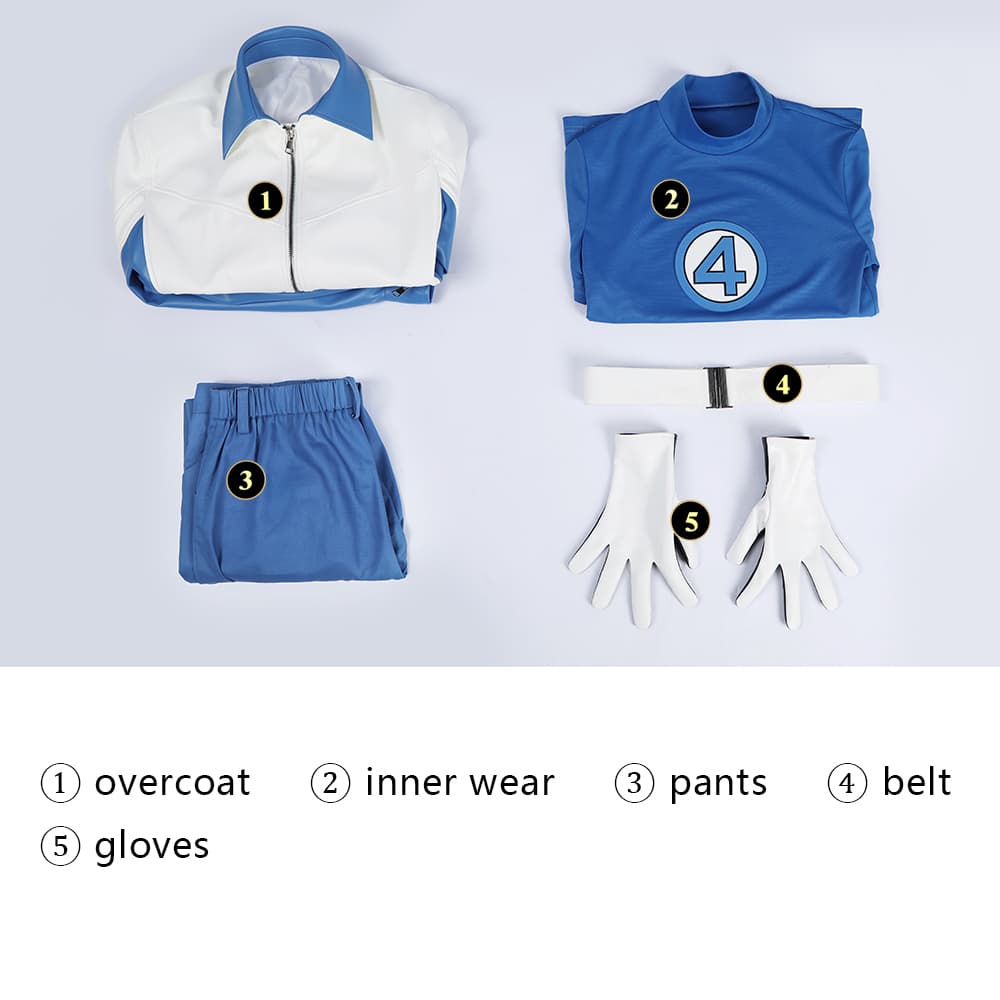 COSKEYFM Mr Fantastic Costume Outfit Avengers 5 Mister Fantastic Costume