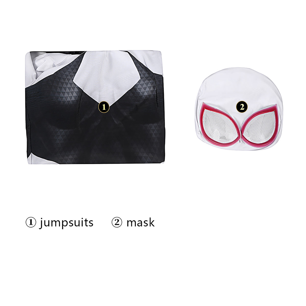 COSKEYFM Gwen Stacy Cosume Bodysuit  Across The Spider-Verse Gwen Costume