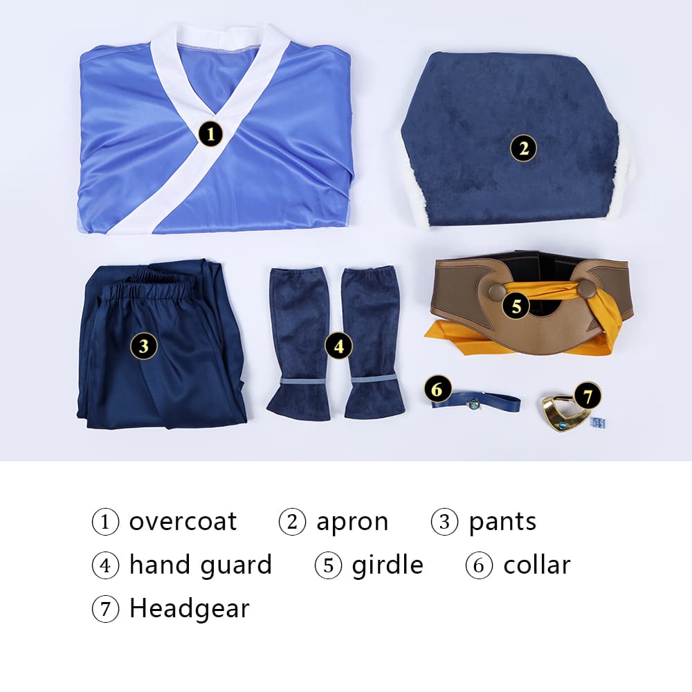 COSKEYFM COSKEYFM Katara Costume Avatar The Last Airbender Cosplay Outfit
