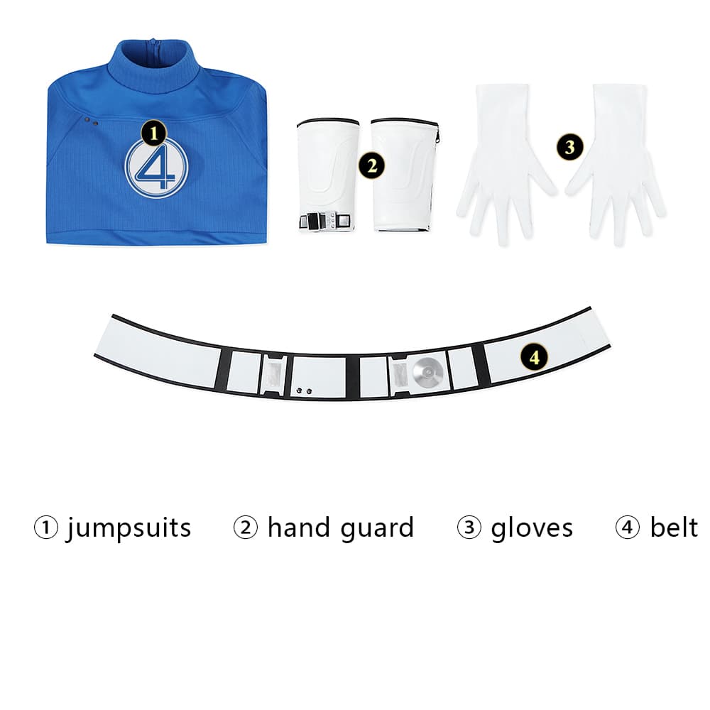 COSKEYFM Mister Fantastic Costume Reed Richards Costume Outfit The Fantastic Four First Steps