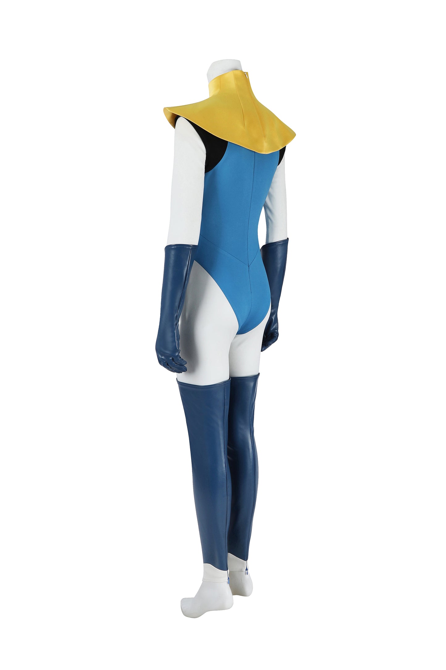 COSKEYFM Womens Dispatch Blonde Blazer Costume with Cloak Halloween Blonde Blazer Costume Outfit
