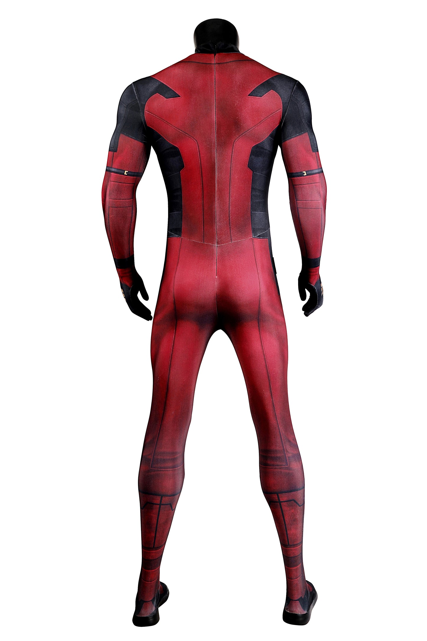 COSKEYFM Deadpool Costume Outfit with Accessories Wade Wilson Cosplay Costume Full Jumpsuit Set