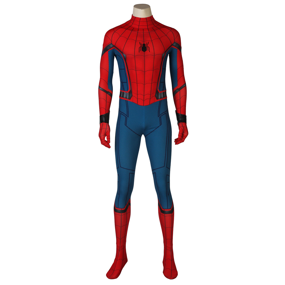 COSKEYFM Peter Parker Costume Bodysuit Civil War Spiderman Costume 3D Shade Spandex Fullbody Halloween Cosplay Spider-man Superhero Costume