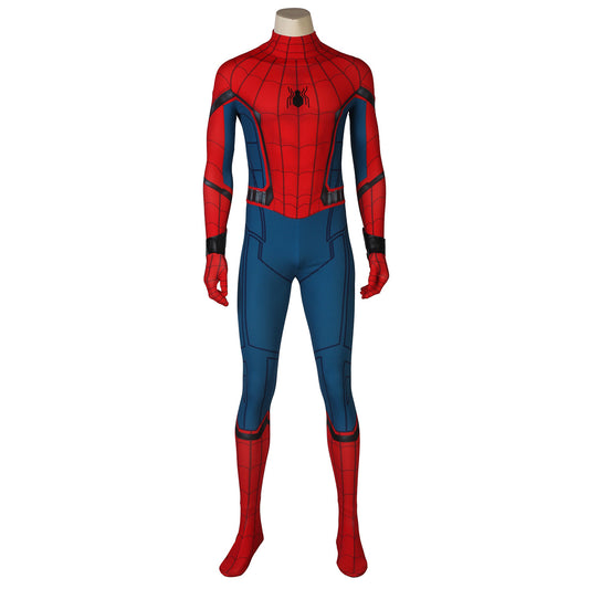 COSKEYFM Peter Parker Costume Bodysuit Civil War Spiderman Costume 3D Shade Spandex Fullbody Halloween Cosplay Spider-man Superhero Costume