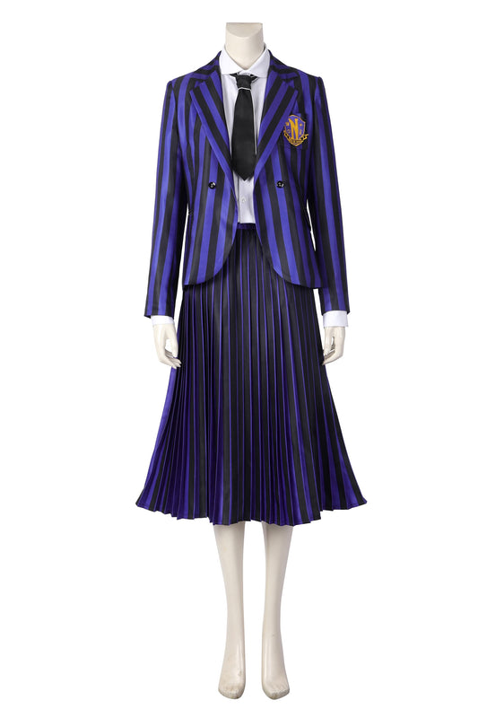 COSKEYFM Enid Sinclair Bianca Barclay Costume Wednesday2 The Addams Family  Nevermore Academy uniform